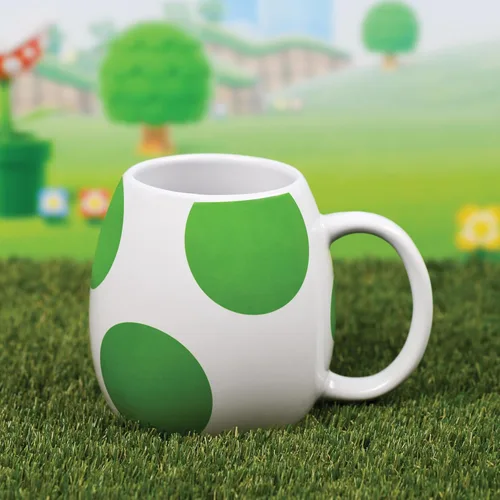 Miniatura 2 de Super Mario 3D-Yoshi - Taza de cerámica con diseño de huevo Blanco