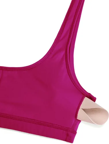 Miniatura 51 de CRZ YOGA Butterluxe - Mini brasier para mujer, cuello redondo, de bajo impacto, inalámbrico, deportivo, yoga, acolchado, para entrenamiento