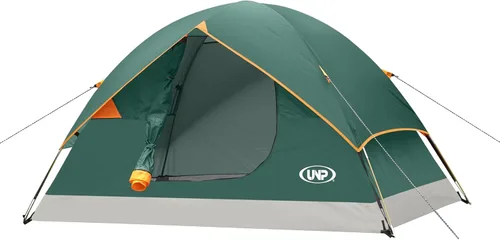 Miniatura 9 de UNP Tienda de campaña de cúpula de 6 personas para 4 estaciones, fácil de montar para acampar y senderismo, ligera y portátil, verde