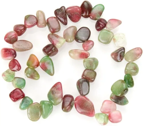 Miniatura 37 de Adabele GZ6-45 - Cuentas sueltas Keishi de pétalos de amazonita natural de 15 pulgadas a 0.787 in, forma libre, para hacer joyas artesanales