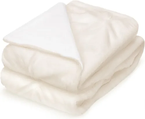 Tafts Pintuck - Mantas suaves, ultra cómodas y peludas - Mantas de felpa de vellón mullido y mantas para sofá, cama y sala de estar - Otoño,