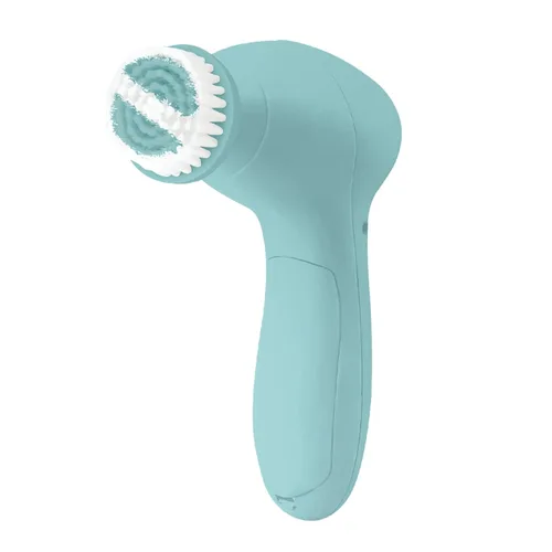 Cosmopolitan Cepillo eléctrico de limpieza facial, limpiador de poros facial suave, cepillo giratorio y máquina de pulido Derma, limpiador facial
