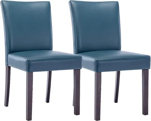 Miniatura 9 de Watson & Whitely Juego de 6 Sillas de Comedor Tapizadas, Sillas de Comedor de Tela sin Brazos con Patas de Madera Maciza y Respaldo para Cocina