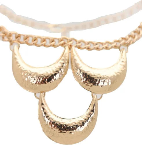 Miniatura 6 de Trendy Fashion Jewelry Cadena de botas occidentales para mujer, pulsera de metal brillante, tobillera, tacón alto, elegante lunas, encanto