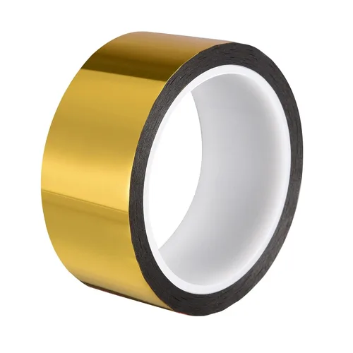 uxcell Cinta metalizada en tono dorado de 1.378 in x 164.0 ft/164 pies cinta decorativa para artes gráficas, ribete de barco
