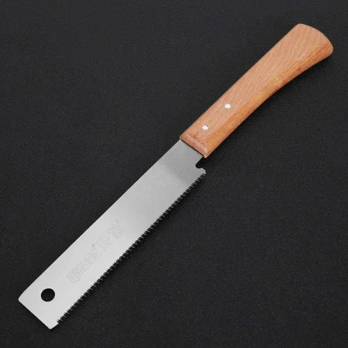 Miniatura 5 de Sierra de mano pequeña Sierra de madera de 12 pulgadas, herramienta de corte a ras de carpintería para jardín, poda de carpintería, decoración