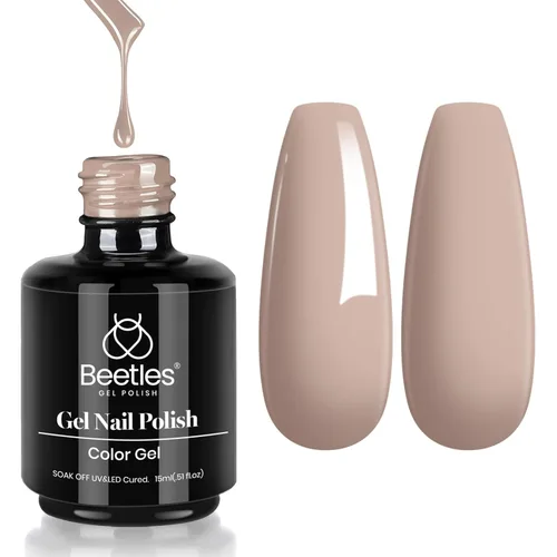 Miniatura 153 de Beetles - Esmalte de uñas de gel verde luminoso que brilla en la oscuridad, esmalte de uñas de gel que se absorbe con lámpara LED UV, arte de uñas