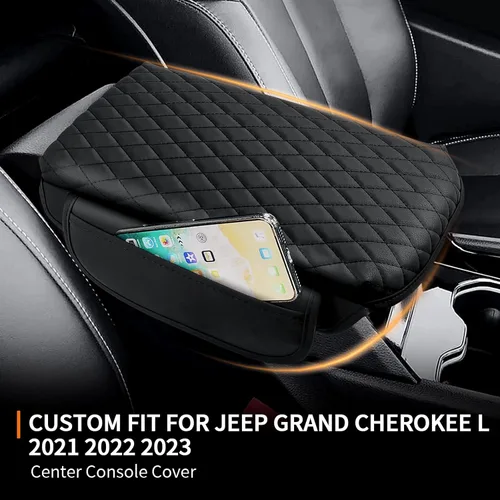 Miniatura 2 de Personalizada para Funda de Consola Central Jeep Grand Cherokee L 2021-2025 2026/Jeep Grand Cherokee WL 2022-2026 Accesorios de Funda