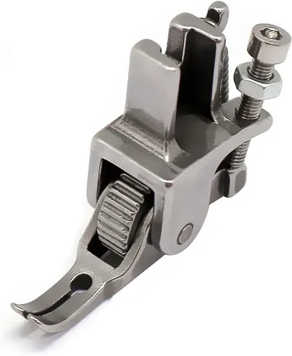 Miniatura 6 de Prensatelas de engranaje de hierro ajustable P363 Roller Zipper Presser Foot para máquina de coser Juki Brother Single Needle Lockstitch Máquina Pie
