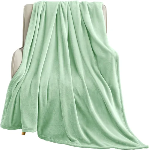 Miniatura 39 de KMUSET Manta de Tiro Súper Suave Premium de Franela de Forro Polar Sedosa Tamaño de Tiro Beige Microfibra Manta Ligera para Uso en Todas