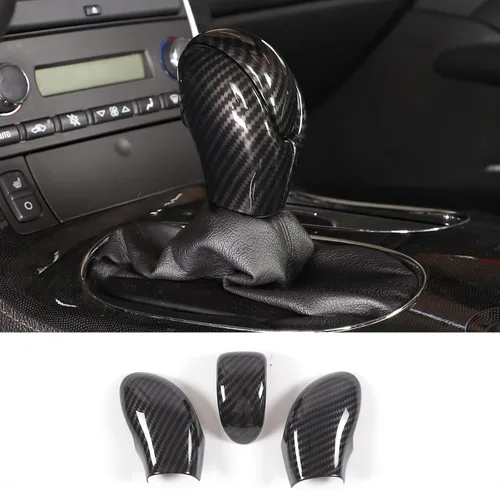 Miniatura 9 de PIUGILH Cubierta de Cabeza de Perilla de Palanca de Cambios Trim Compatible con Corvette C6 2005-2013 Accesorios Interiores, Cubierta de Cabeza
