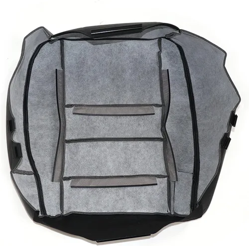 Miniatura 6 de GXARTS Funda de asiento de cuero de repuesto para parte superior del lado del conductor, color negro, compatible con Ford F-250 F-350 F-450 F-550