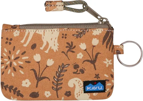 Miniatura 34 de KAVU Stirling Cartera delgada de lona de algodón con cremallera de doble cara
