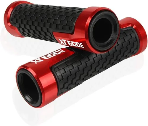 Miniatura 18 de Empuñaduras de manillar de motocicleta de 78 pulgadas, 0.866 in, agarres de manillar de motocicleta, tapa de extremo para Yamaha XT660E XT660 XT 14