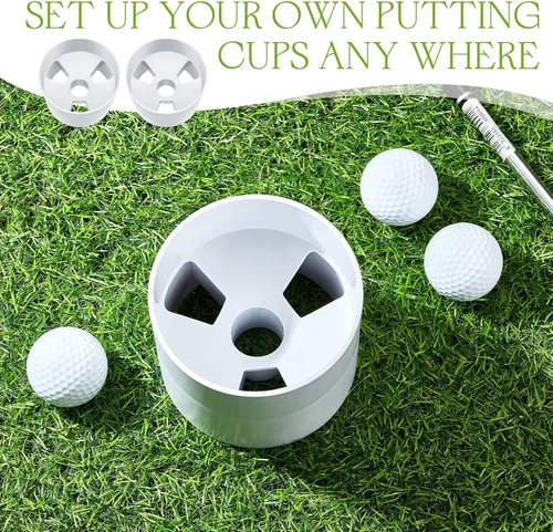 Miniatura 4 de Leitee Taza de golf para práctica de práctica de agujero verde ABS plástico para patio trasero al aire libre