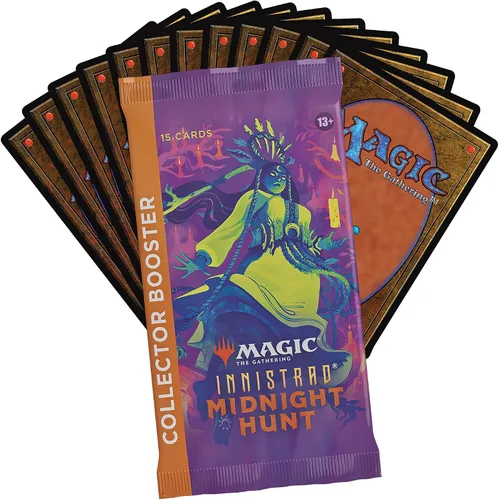 Miniatura 4 de Magic: The Gathering Innistrad: Midnight Hunt Collector Booster Box 12 paquetes (180 cartas mágicas)