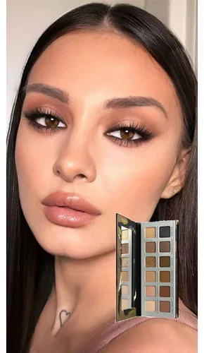 Miniatura 6 de Paleta de Sombras de Ojos Natural Nudes - Marrón Topo Cálido y Marrón Oscuro Mate, Acabado Aterciopelado con Shimmer y Metálico Tamaño Compacto