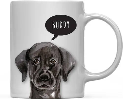 Miniatura 51 de Andaz Press Taza de café personalizada de 11 onzas para perro, Shih Tzu Shorter Haired Up Close, paquete de 1 Shih Tzu pelo más corto personalizado