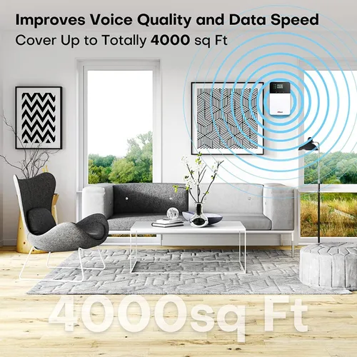 Miniatura 4 de HiBoost Amplificador de teléfono celular para Verizon, AT&T y T Mobile Cell Signal Booster para cobertura del hogar de hasta 4000 pies cuadrados