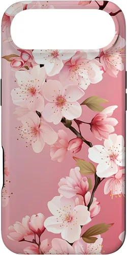 Miniatura 27 de Funda para iPhone 15 Pro Max Japón Pink Flower Sakura Florist Anime Cherry Blossom