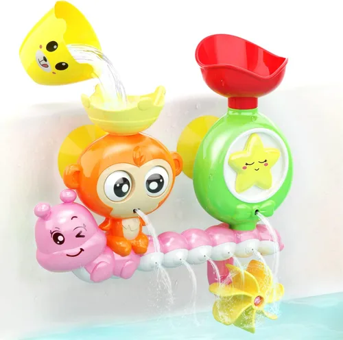 Miniatura 7 de G-WACK - Juguetes de baño para niños pequeños de 1 a 3 años de edad y preescolares y recién nacidos, juguetes de agua para bañera, interactivos