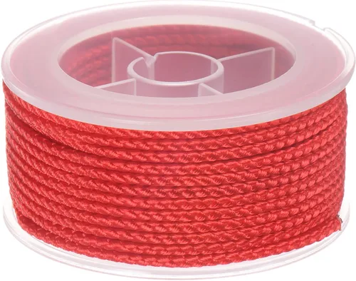 Miniatura 18 de HARFINGTON Cordón de hilo de nailon para cuentas de 0.063 in, cuerda de nailon trenzado extrafuerte para manualidades, pulseras, joyería, Negro