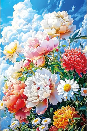 Miniatura 23 de Blueforest Rompecabezas de 500 piezas de flores de mariposa para adultos, rompecabezas grandes para personas mayores, rompecabezas de arte
