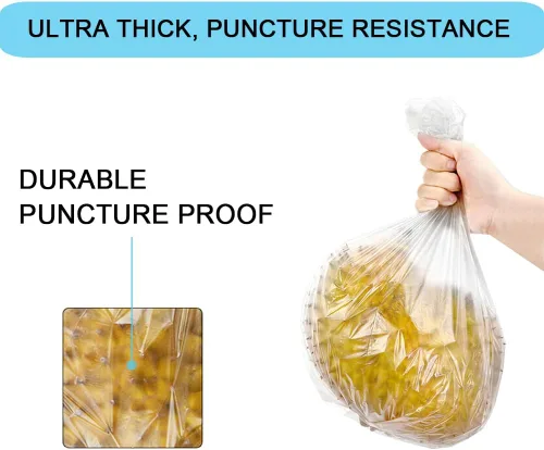 Miniatura 4 de SOSOHOME Bolsas de basura de 6 galones, bolsas de basura pequeñas, se adaptan a contenedores de 5 a 6 galones, revestimientos de basura