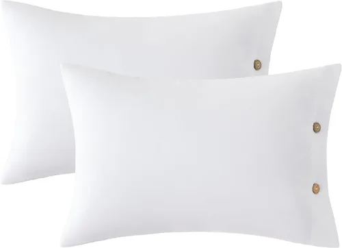 Miniatura 11 de EXQ Home Juego de 2 fundas de almohada de viaje de 13 x 18 pulgadas, fundas de almohada pequeñas para almohadas de bebé de 12 x 16 pulgadas, 13 x 18