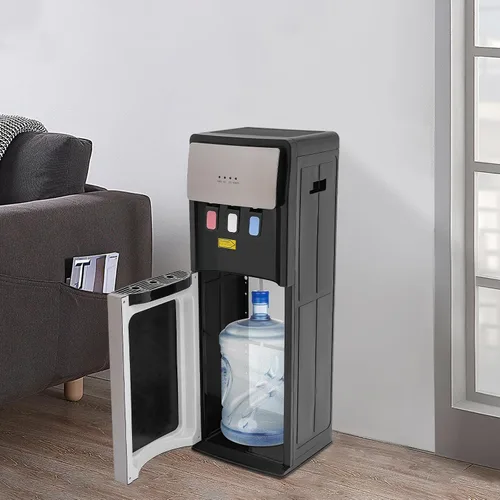 Miniatura 10 de Dispensador de enfriador de agua de carga inferior para botellas de 5 galones, dispensador de agua fría caliente de 110 V 620 W, enfriador de agua