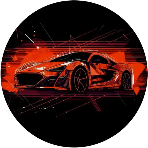 Miniatura 3 de Supercar Exotic Sports Car Concept Hypercar Vintage Graphic PopSockets MagSafe PopGrip para iPhone