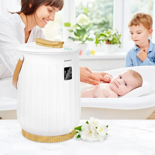 Miniatura 7 de Calentador de toallas calientes para baño; calentador de toallas de lujo en cubo; calentador de mantas de spa de gran capacidad de 20L; diseño