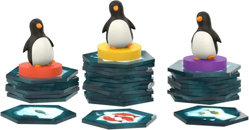 Miniatura 3 de Hey, That's My Fish! Juego de mesa - Un juego estratégico de aventura de pesca de pingüinos, divertido juego familiar para niños y adultos, a partir