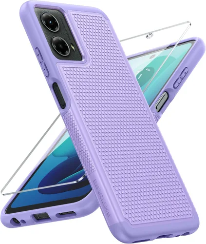 Miniatura 12 de FNTCASE Funda para teléfono Galaxy A14-5G: protección contra caídas de grado militar Samsung A14 5G, probada contra caídas de 14 pies, protector