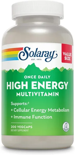 Miniatura 8 de SOLARAY Once Daily Woman Multivitamínico con hierro, energía celular, digestión, apoyo de glóbulos rojos, multivitamínico para mujeres con vitamina