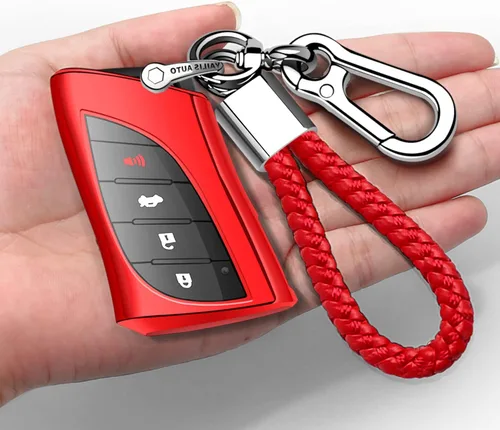 Miniatura 3 de Funda compatible con llavero Lexus con llavero TPU suave de protección de 360 grados para llave inteligente UX200 LS500 LS500H LC500 LC500h ES300h