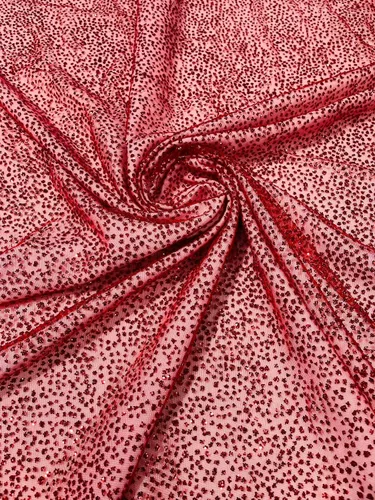 Miniatura 6 de New Creations Fabric & Foam Inc, brillo de tela con purpurina de tul grueso/brillo de tul para vestidos/tela de purpurina de malla/tela de Negro