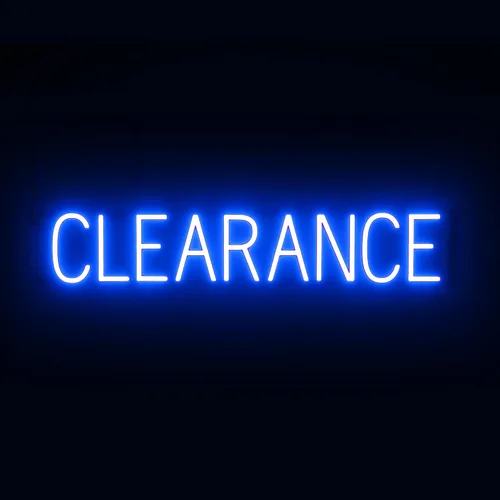 Miniatura 38 de SpellBrite Letrero de venta para empresas Señales relacionadas con la venta con aspecto de neón, luces LED blancas 16.3 x 6.3 pulgadas Blanco