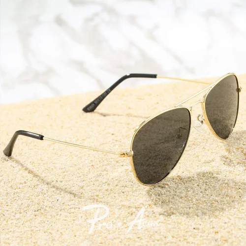 Miniatura 4 de Pro Acme Gafas de sol polarizadas pequeñas de aviador para niños y niñas marco de metal ligero de 2 a 10 años
