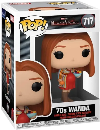 Miniatura 3 de Funko Wanda 70's Pop #717 Pop TV: Figura de vinilo Wanda Vision (con protector EcoTek para proteger la caja de exhibición)
