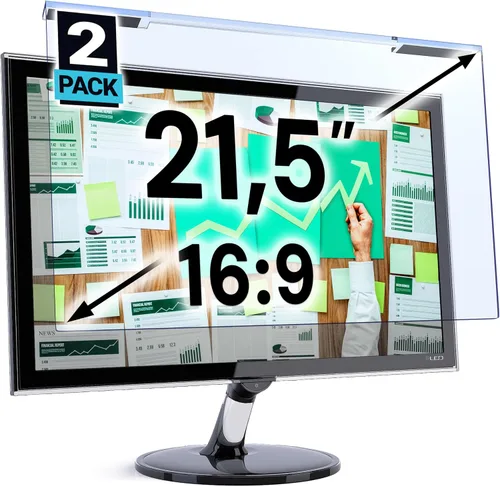 Miniatura 36 de VINTEZ Protector de pantalla de luz azul para monitor de computadora y portátil de 14 pulgadas, película de bloqueo de luz azul anti-UV para PC