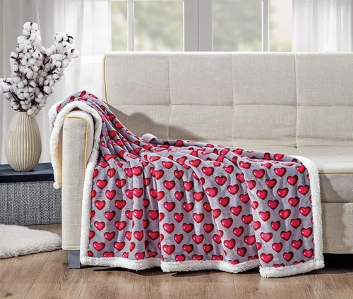 Miniatura 21 de Elegant Comfort Manta de Sofá Reversible de Sherpa Sólida, Manta para Todas las Estaciones - Súper Suave, Acogedora y Afelpada - Manta Decorativa