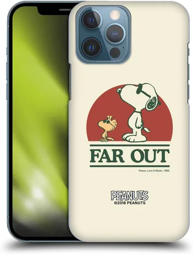 Miniatura 56 de Head Case Designs Funda rígida con licencia oficial de Peanuts Snoopy Woodstock Far Out Woodstock 50th compatible con Apple iPhone 15 Plus