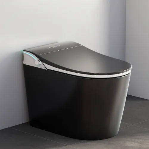 Miniatura 10 de Inodoro inteligente WinZo, inodoro sin tanque Dynamic Clean con secador, inodoro de una pieza de altura de comodidad ADA con bidé de agua caliente
