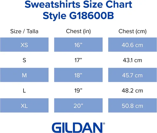 Miniatura 5 de Gildan Youth Full Zip Hoodie Sweatshirt, Style G18600B
