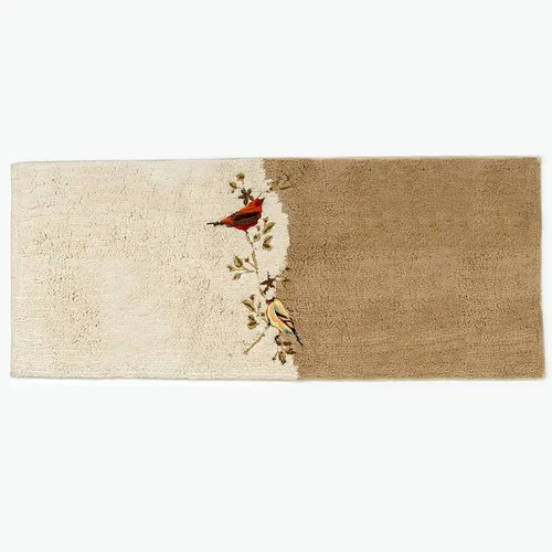 Miniatura 8 de Avanti Linens - Cortina de tela para la ducha, decoración de baño inspirada en la naturaleza (Colección Aves Doradas, 72")