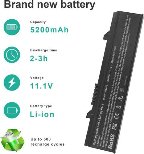 Miniatura 2 de Fancy Buying Batería para portátil Dell Latitude E5400 E5410 E5500 E5510 KM742 KM769 RM656 T749D