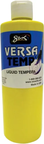 Sax Versatemp Pintura al temple de cuerpo pesado, amarillo primario, 1 pinta - 1440696, 16 onzas líquidas (paquete de 1)