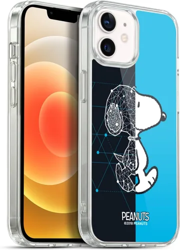 Miniatura 325 de Head Case Designs Funda de gel con licencia oficial de Peanuts Snoopy & Woodstock Halfs and Laughs [protección de grado militar] compatible