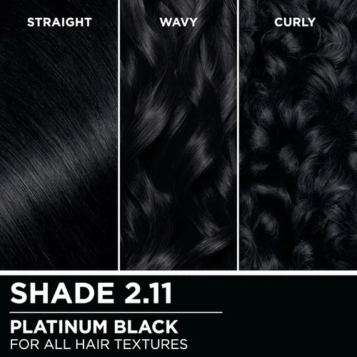 Miniatura 5 de Garnier Color para el Cabello Olia Sin Amoníaco Color Brillante Rico en Aceite Tinte Permanente para el Cabello, 2.11 Negro Platino, 1 Unidad